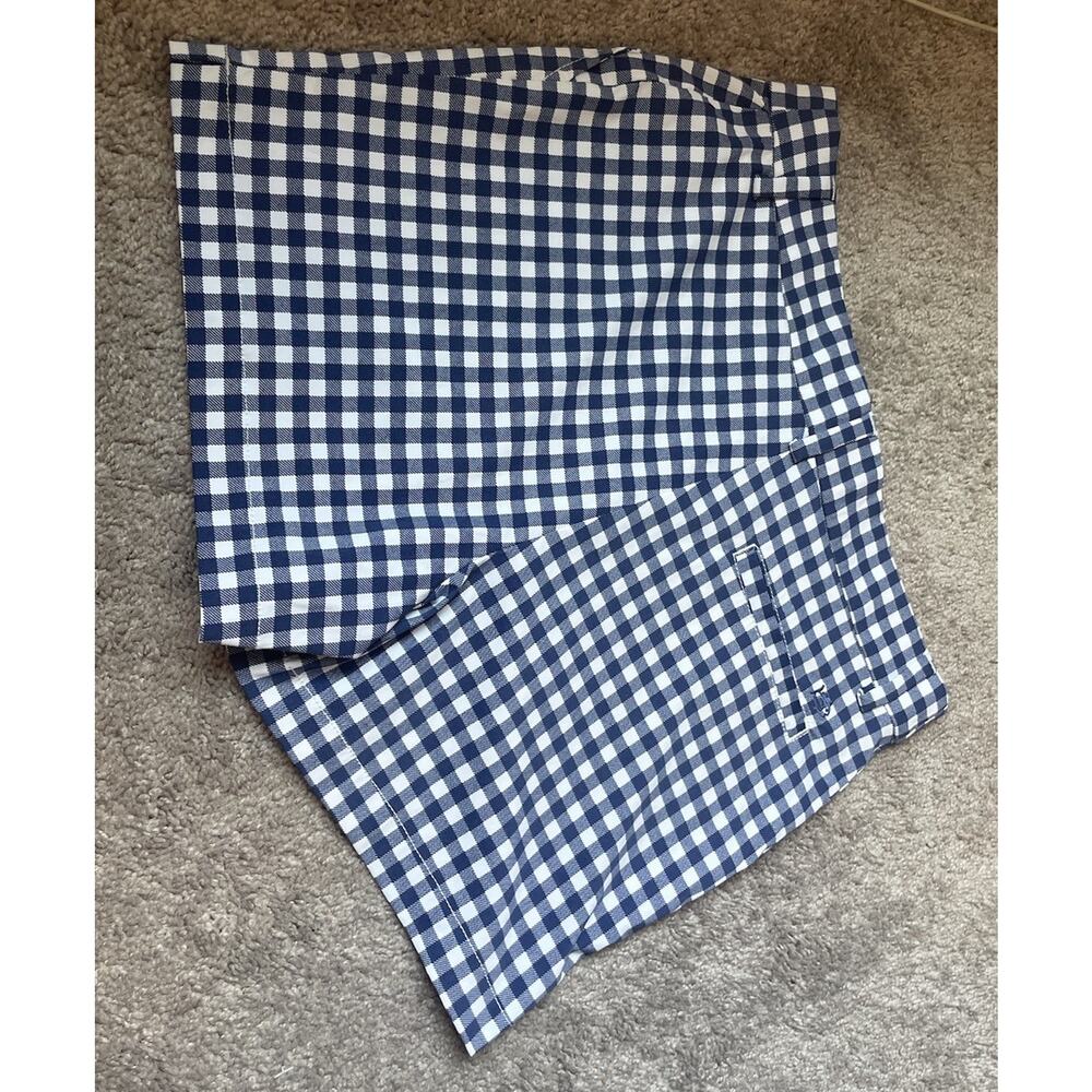 Southern Tide Inlet Gingham Performance Short Womens 2 Nautical Navy - Picture 5 of 13
